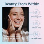 WonderCow Biotina para Cabello, Piel y Uñas con Calostro Bovino, Colágeno, Ácido Hialurónico, Zinc y Lactoferrina | 30 Cápsulas