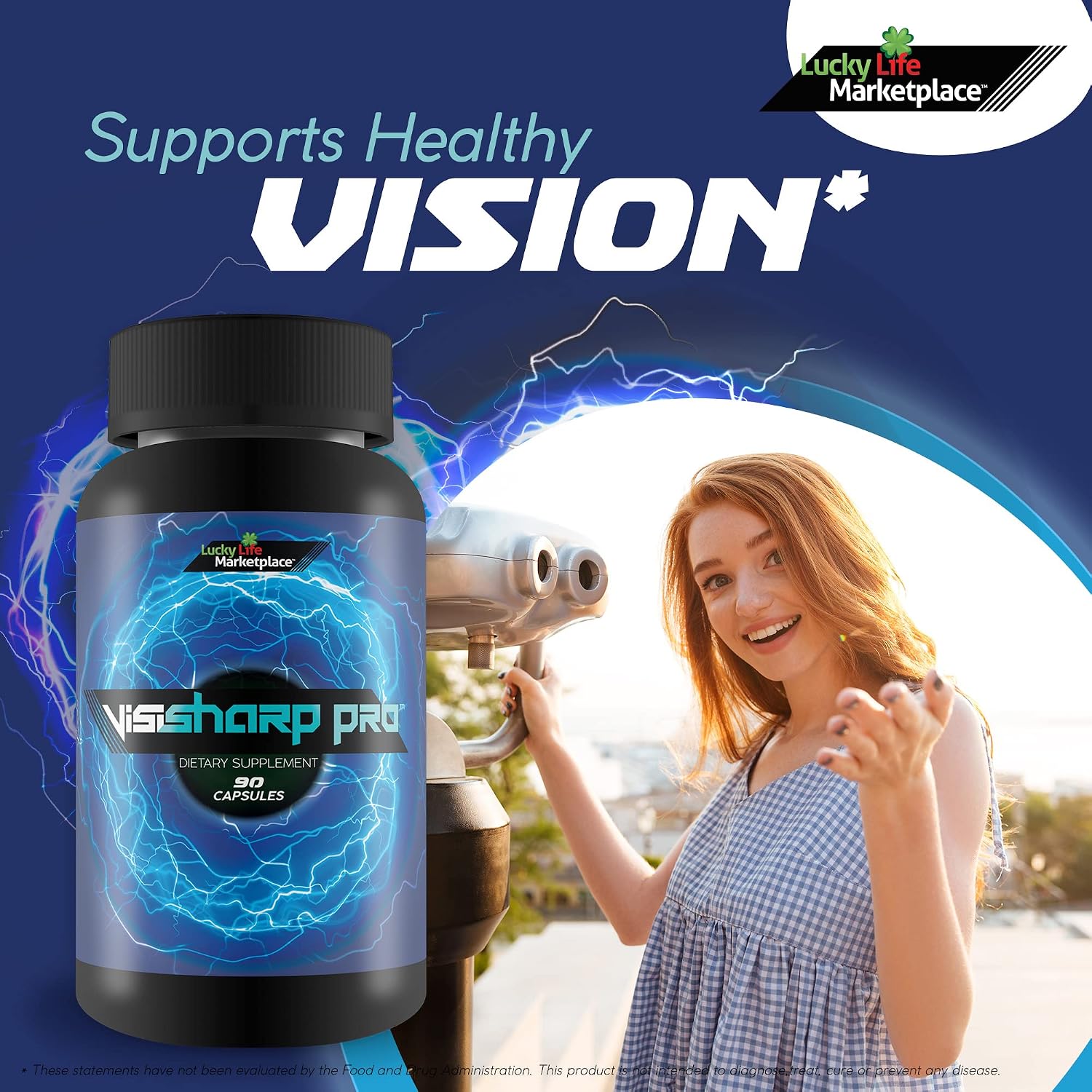 Visi Sharp Pro - Suplemento Natural para la Visión y la Agudeza Visual