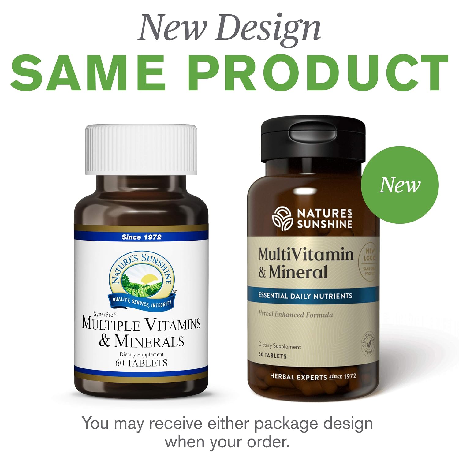 Nature's Sunshine Multivitamínico y Minerales, 60 Comprimidos
