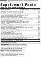 Innate Response Formulas Baby & Me Multivitamin - Vitaminas Prenatales y Postnatales con Colina, Metilfolato, B12 y D3 - 120 Comprimidos (60 Dosis)