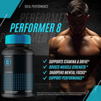 IDEAL PERFORMANCE Performer 8 Pills (180 Cápsulas) - Pack de 3