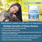 Kidney Restore para Perros y Gatos – Suplemento Renal sin Sabor