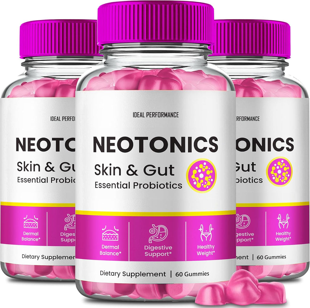 Neotonics Skin and Gut Gummies – Gominolas para Piel y Salud Intestinal (Pack de 3)