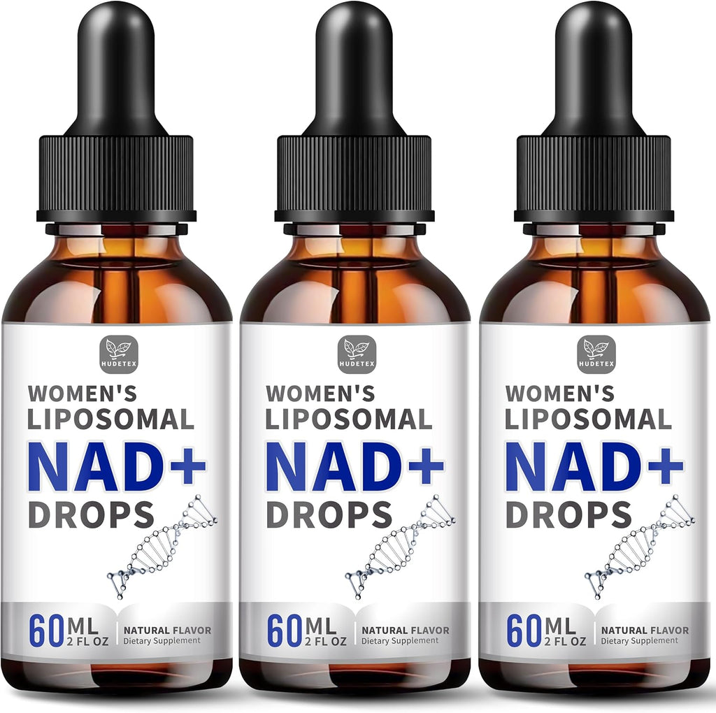 Women's NAD Liquid Supplement – 500mg Liposomal NAD – 3 Packs