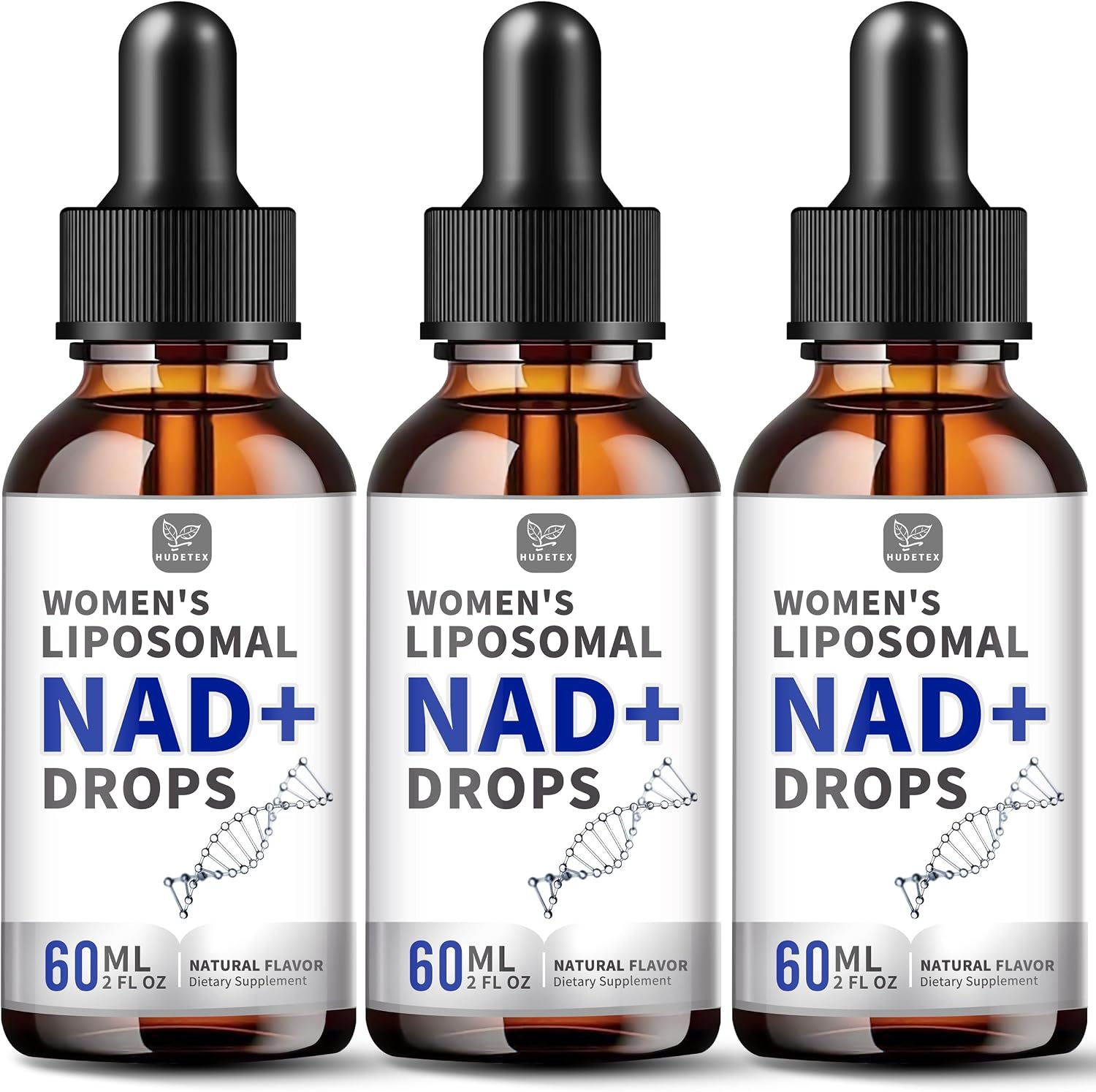 Women's NAD Liquid Supplement – 500mg Liposomal NAD – 3 Packs