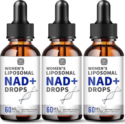 Women's NAD Liquid Supplement, Pure 500mg – La niacina contribuye a la reducción del cansancio y la fatiga. – Image 10