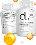 Vitamin D3 5000 IU 90 cápsulas - Daily Defense