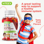 Viteey Kids Multivitamin Gummies – Gomitas multivitamínicas para niños – Complejo vitamínico diario