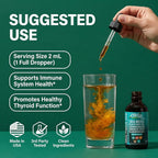 Clean Nutra Organic Sea Moss Drops - Multimineral Líquido con Ashwagandha y Aceite de Nigella
