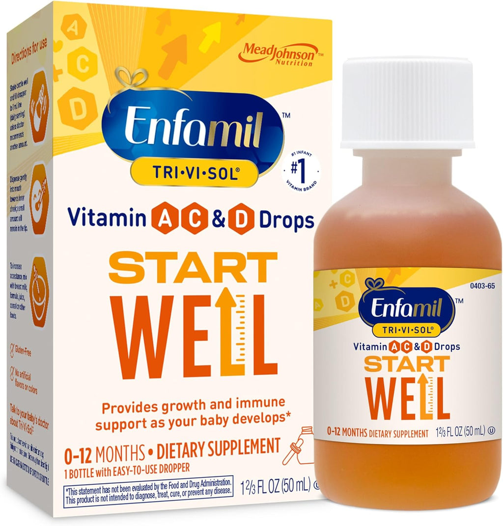 Enfamil Tri-Vi-Sol Gotas Multivitamínicas para Bebés, 50 ml