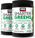 Force Factor Smarter Greens Daily Wellness Powder 2 Pack - Sin Sabor