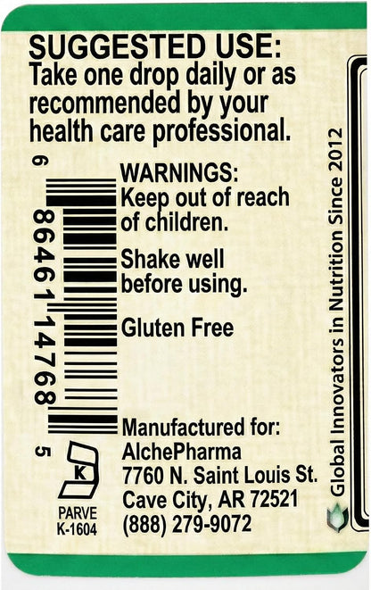 AlchePharma Folato Líquido - 667 mcg DFE – Individuos con dietas restrictivas o problemas de absorción intestinal. – Image 8