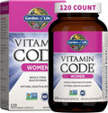 Garden of Life Vitamin Code Multivitamínico para Mujeres con Hierro y Folato, 120 Cápsulas
