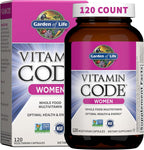 Garden of Life Vitamin Code Multivitamínico para Mujeres con Hierro y Folato, 120 Cápsulas