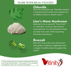 VITINITY Super Greens Multivitamin Gummies - Gominolas Multivitamínicas con 30 Superalimentos