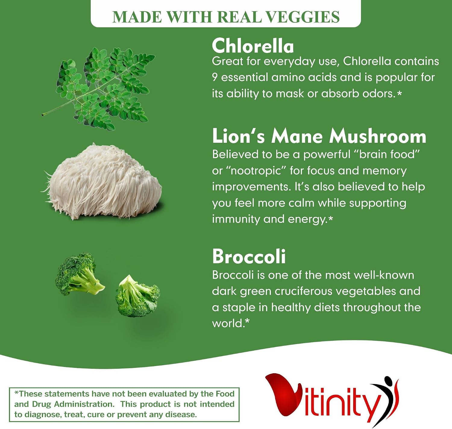 VITINITY Super Greens Multivitamin Gummies - Gominolas Multivitamínicas con 30 Superalimentos