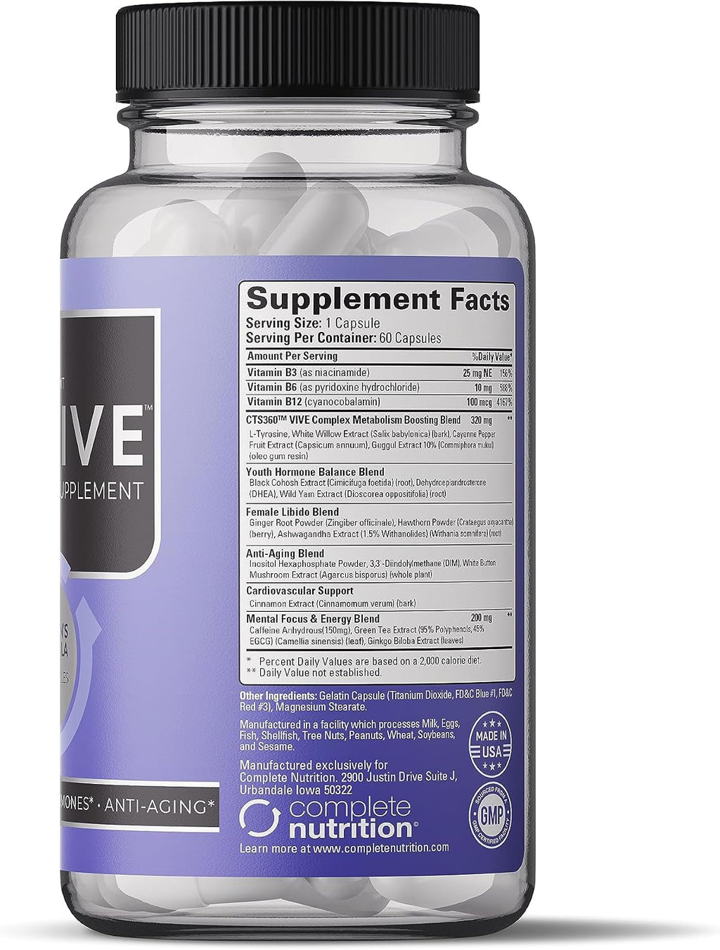 Complete Nutrition CTS360 Vive for Women