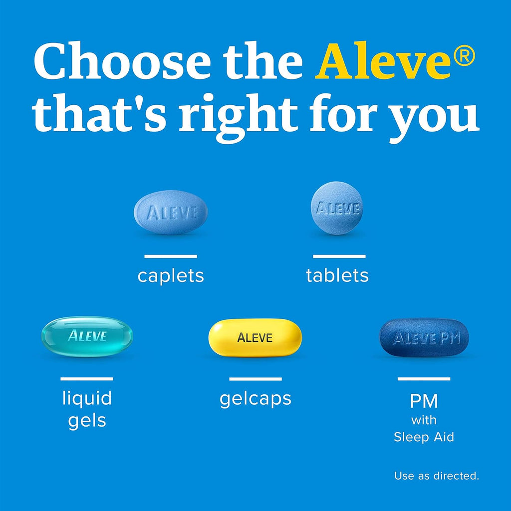 Aleve Naproxeno Sódico 200 Comprimidos (Pack de 2)