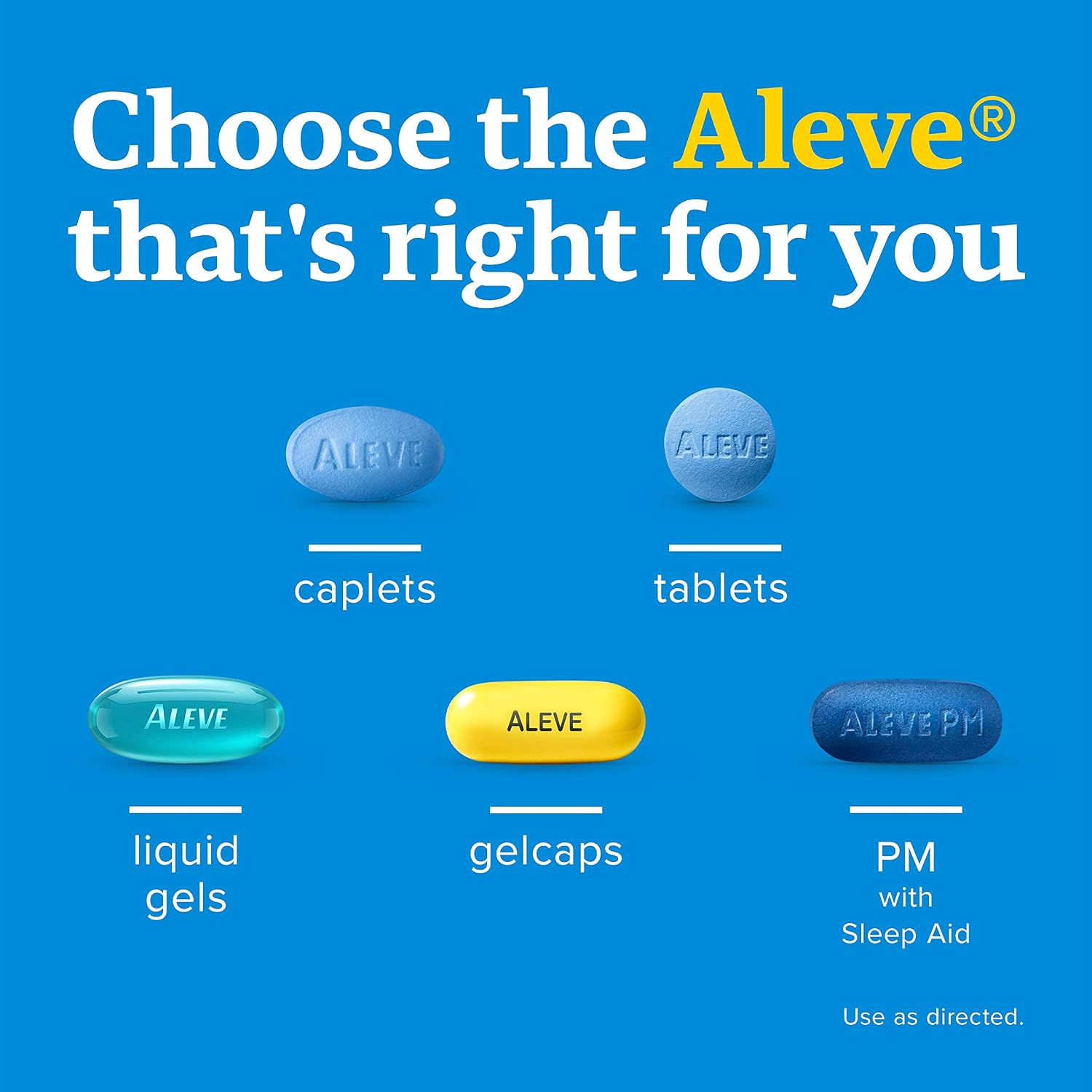 Aleve Naproxeno Sódico 200 Comprimidos (Pack de 2)