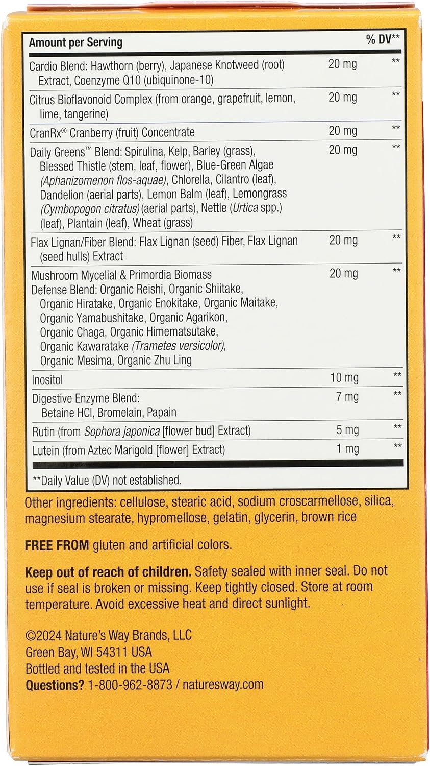 Nature's Way Multivitamínico Alive Once Daily Mujeres 50 Plus, 60 Comprimidos