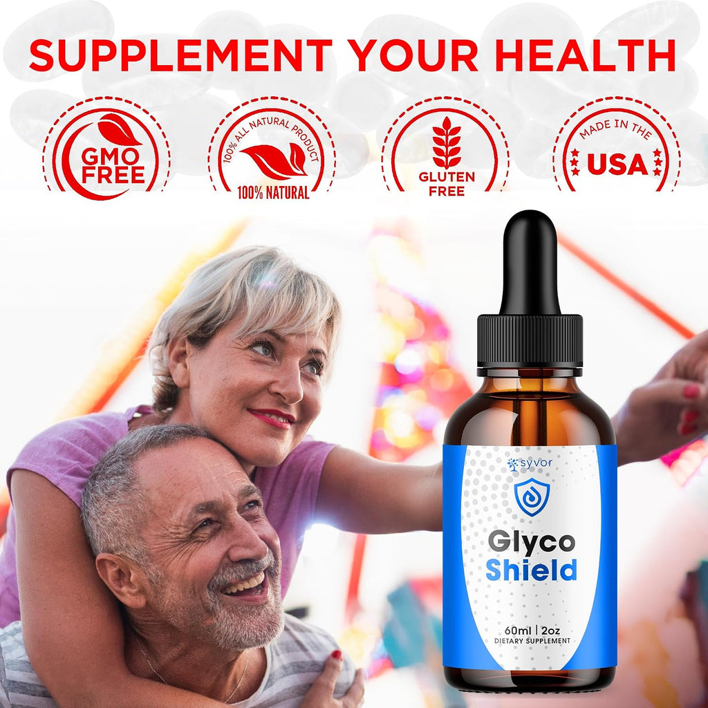 Glyco Shield Drops (2 Pack) – Complemento Líquido de Apoyo al Bienestar, 60 Servicios