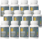 NANOWELL B Complex Premium - Complejo B con Adaptógenos - 60 Cápsulas