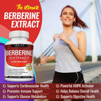 Toplux Berberine 1800mg - Berberina HCL 97% Pureza - 90 Cápsulas Veganas