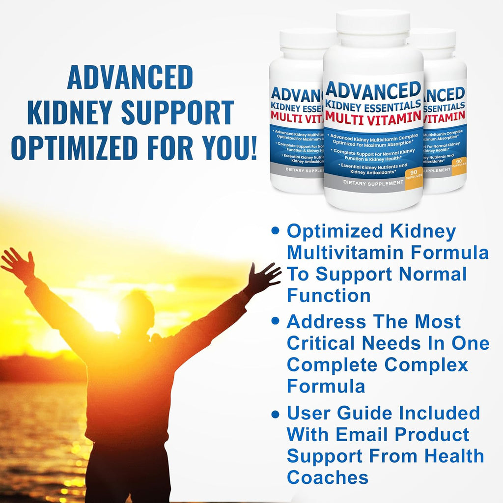 Advanced Kidney Essentials Multivitamin – 30 Cápsulas