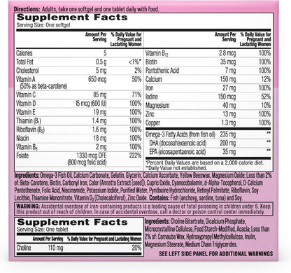 One A Day Prenatal Advanced - Vitaminas – Hipoalergénico: libre de los 7 alérgenos alimentarios más comunes, lo – Image 7