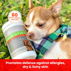 PawMedica Probióticos y Enzimas Digestivas para Perros - 60 Masticables