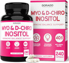 Myo-Inositol & D-Chiro Inositol 40:1 para Mujer - 120 Cápsulas, 2050 mg por Dosis