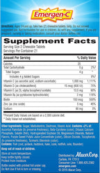 Emergen-C Immune+ Vitamina C y D Masticables Sabor Naranja, 42 uds