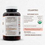 Secrets of the Tribe Cilantro Orgánico en Cápsulas - 120 Cápsulas Vegetales