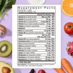 Doctor's Recipes Multivitamínico para Mujeres y Hombres, Apoyo Inmunológico, Energía y Salud Cerebral, con Vitaminas A, C, D3, E, B6, B12, Ácido Fólico, Hierro, Zinc, Cobre, Selenio y Yodo, Sin Gluten, No GMO, 180 Comprimidos