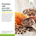 Terry Naturally Propolis Extract EP300 - 60 Comprimidos Masticables para Apoyo Inmunitario y Respiratorio