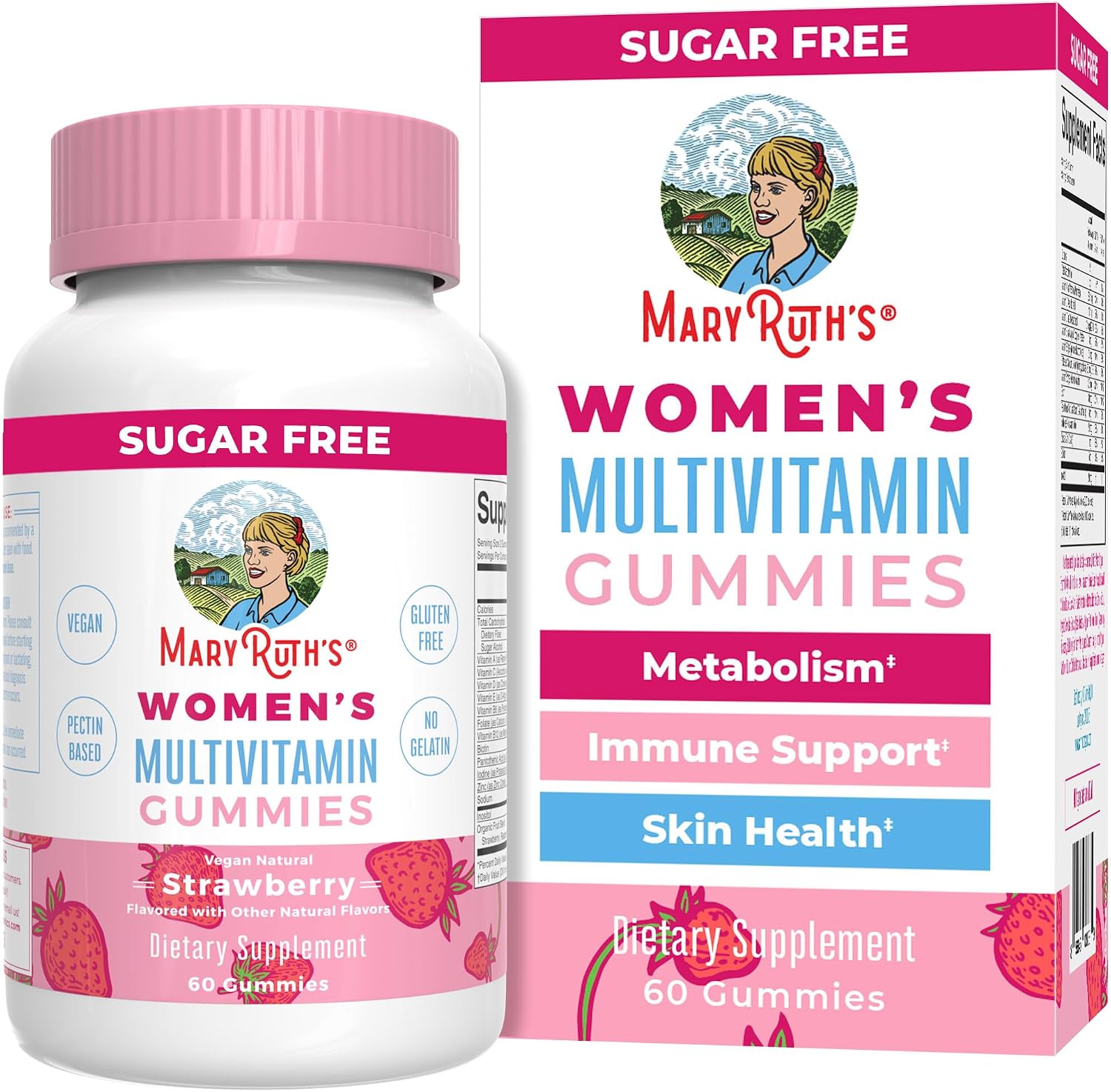 MaryRuth Organics Women's Immune Support Multivitamin Gummies - 60 Gominolas