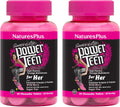 NaturesPlus Source of Life Power Teen for Her, Natural Berry - 60 Comprimidos Masticables (Pack de 2)