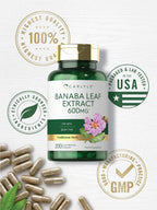 Carlyle Extracto de Hoja de Banaba - 200 Cápsulas