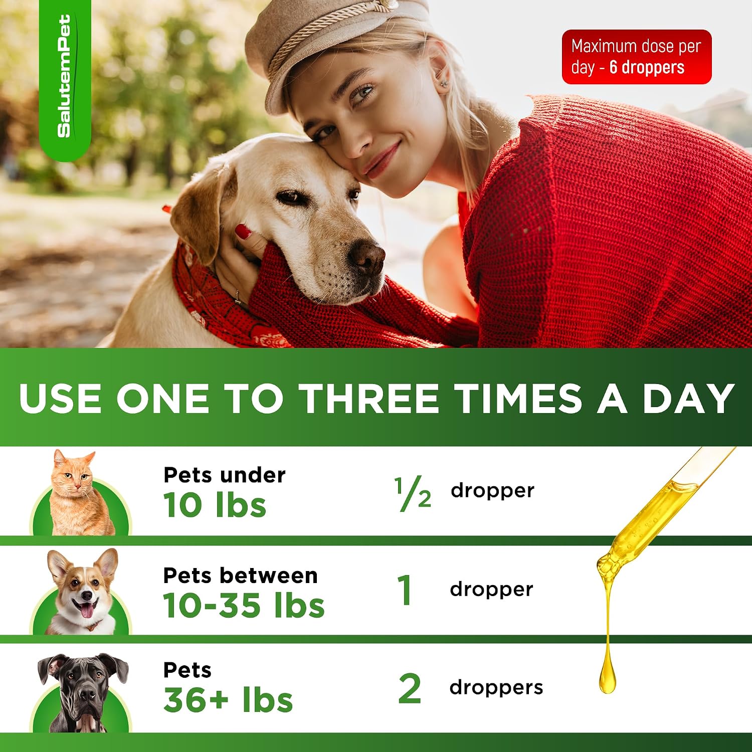 Multivitamínico Líquido para Perros y Gatos 10 en 1 - Vitaminas C, D3, Grupo B, Glucosamina, Arándano - Sabor a Carne - 60 ml