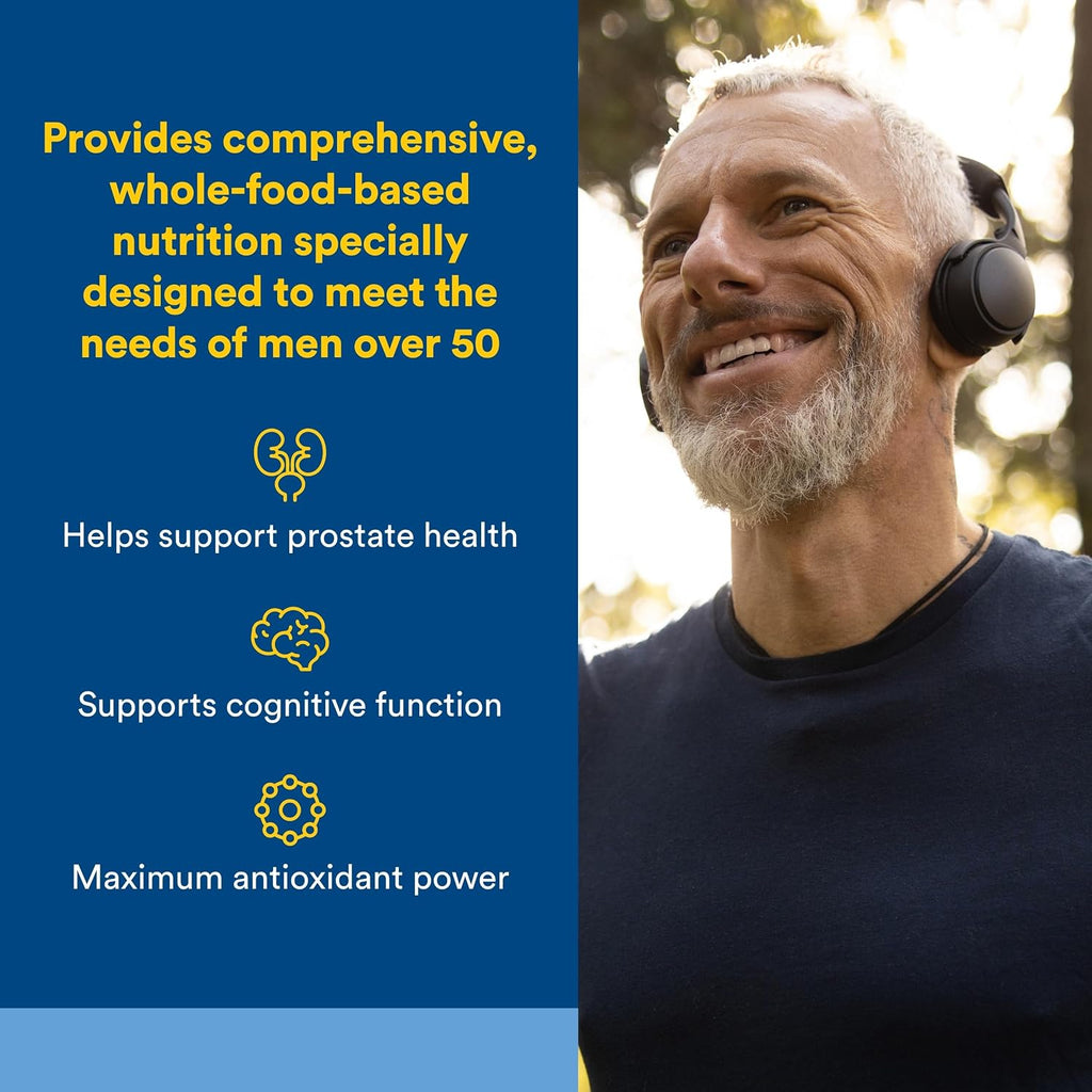 Natural Factors Multivitamínico y Mineral para Hombres 50+, 60 Comprimidos