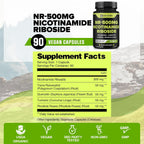 WELBUDA 5in1+ Nicotinamide Riboside Supplement with Resveratrol, Quercetin, Turmeric, Rhodiola Rosea - 90 Count for 90 Days