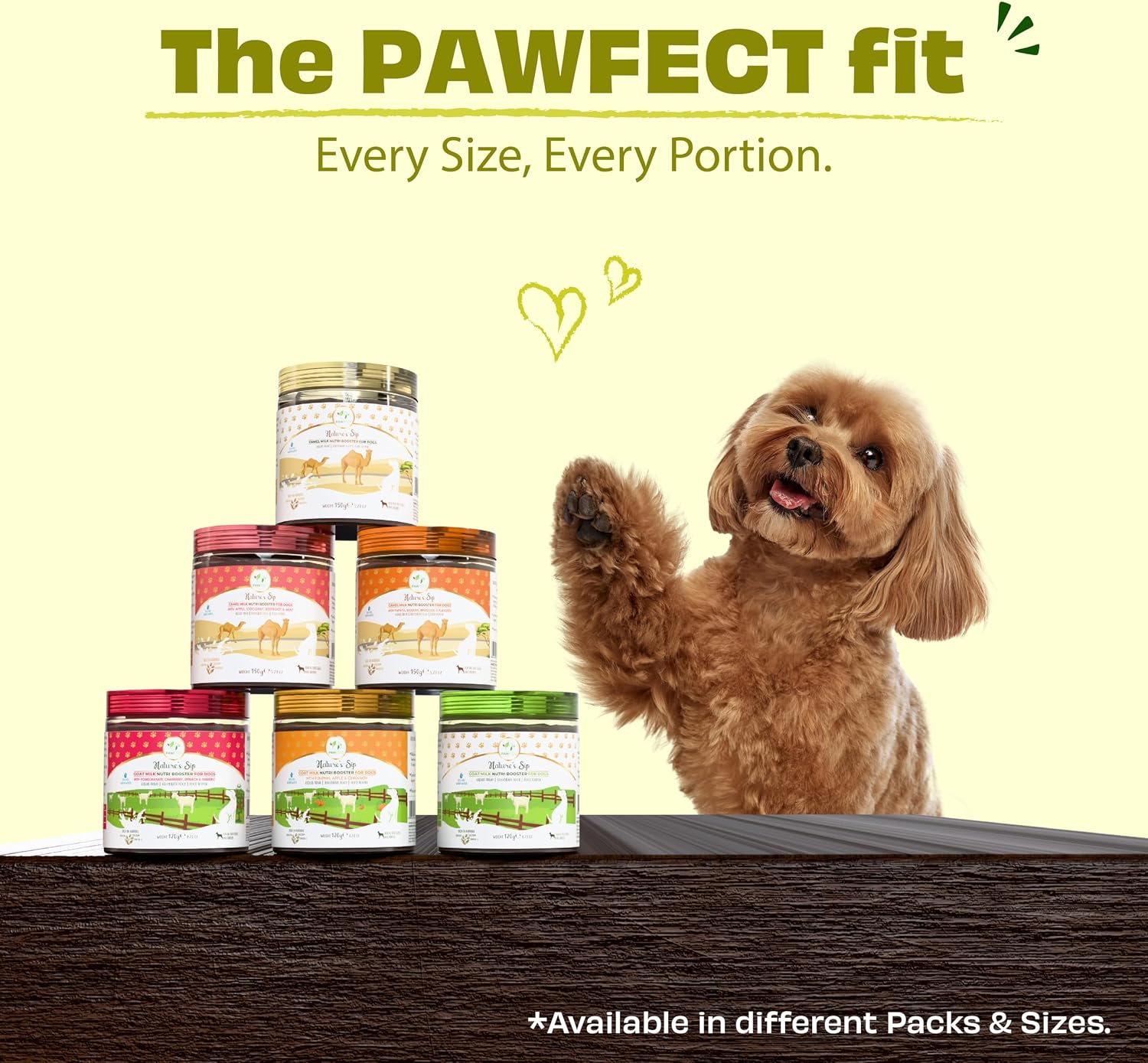 Pawfect Nature's Sip Leche de Camello en Polvo para Perros – 450g