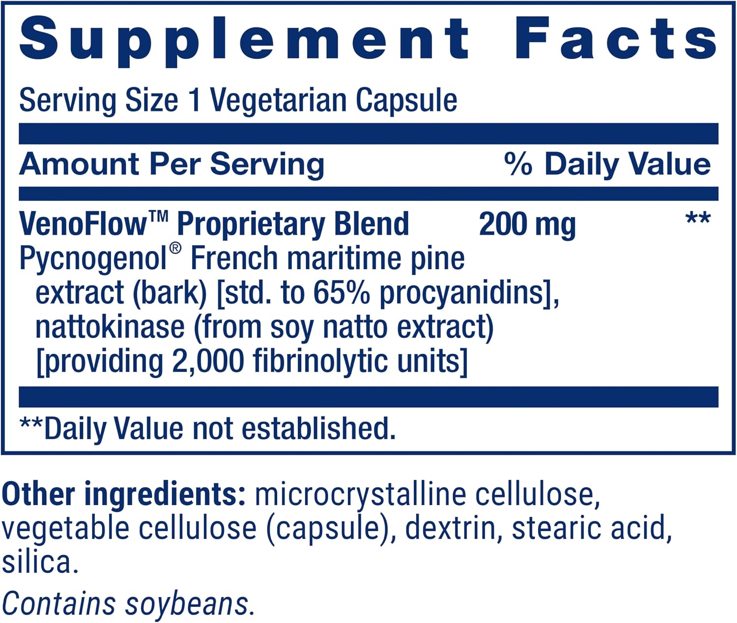Life Extension VenoFlow – Nattokinase and Maritime Pine for Circulation – 30 Capsules