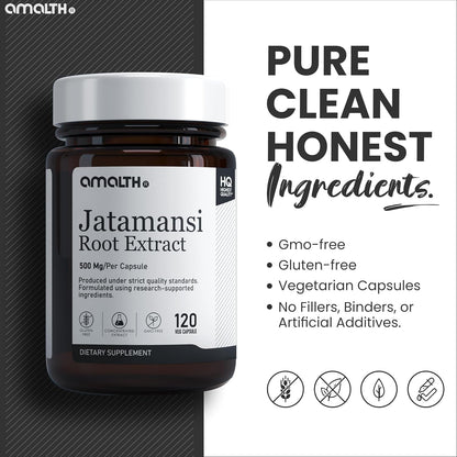 AMALTH Jatamansi Cápsulas 500 mg | Extracto – Extracto de raíz de Jatamansi (Nardostachys jatamansi) – Image 6