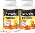 Airborne 1000mg Vitamina C + Zinc Complemento Alimenticio, Comprimidos Masticables Sabor Cítricos, 116 Comprimidos (2 Envases)
