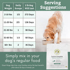 Canine Complete - Polvo Multivitamínico para Perros - 900 g - Vitaminas Diarias para Alimentación Casera - Salud Inmunológica, Piel, Pelaje y General - Todas las Razas - 90 Dosis