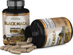 Maca Negra Orgánica 1.900 mg por Ración - Energía Natural Peruana - 120 Cápsulas
