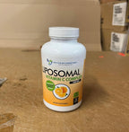 Vitamina C Liposomal 1400mg por Dosis – Alta Absorción, 180 Cápsulas Vegetales (2 Frascos)