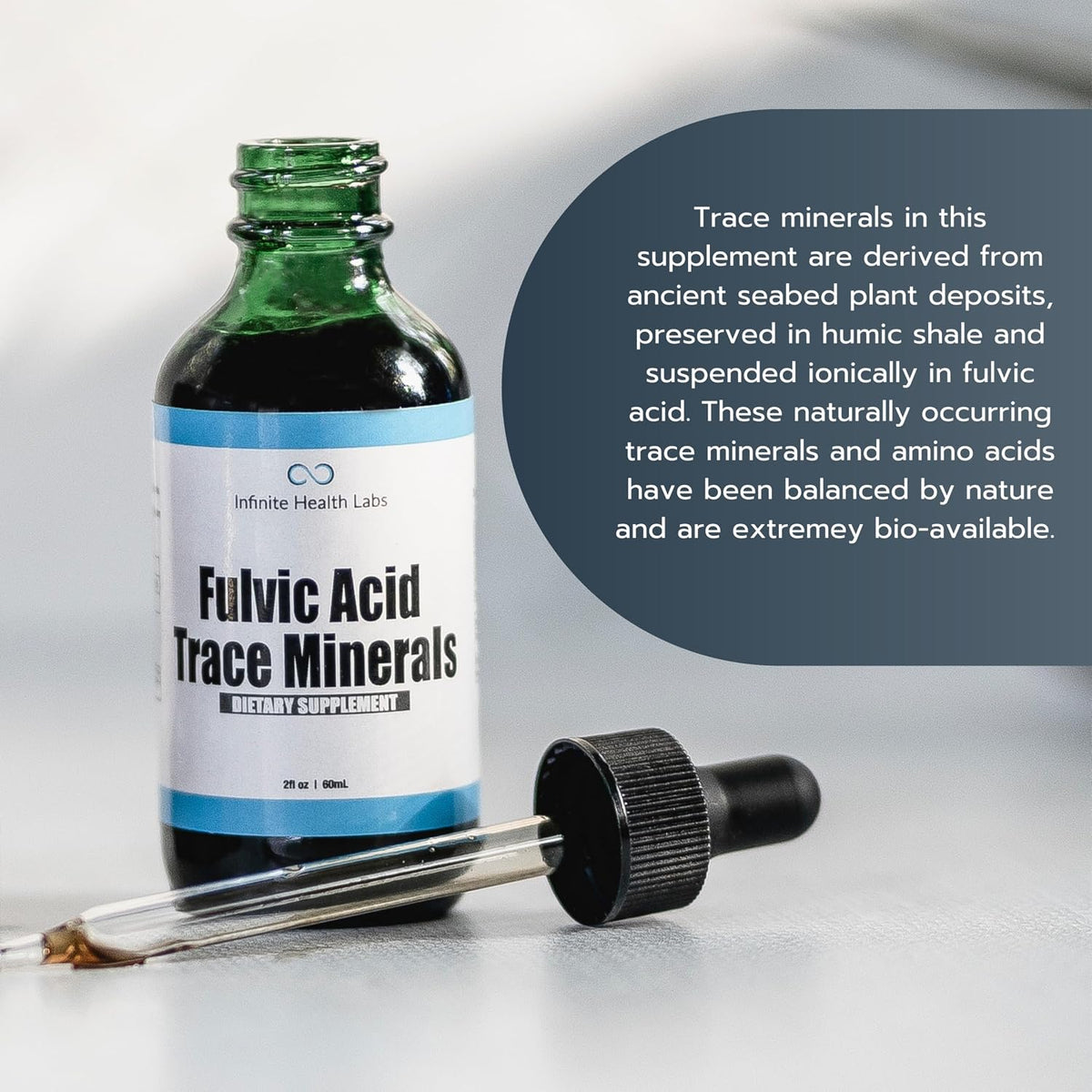 Ácido Fúlvico con Minerales Traza - 169 Dosis - Líquido Bioabsorbible de Infinite Health Labs – Image 5