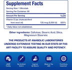 Anabolic Laboratories - Vitamina D3 5000 UI (125 mcg) - 60 Microcomprimidos Vegetarianos de Alta Absorción